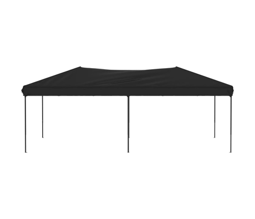 Carpa para fiestas plegable negro 3x6 m