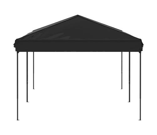 Carpa para fiestas plegable negro 3x6 m