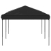 Carpa para fiestas plegable negro 3x6 m