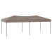 Carpa para fiestas plegable gris taupe 3x6 m