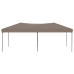 Carpa para fiestas plegable gris taupe 3x6 m