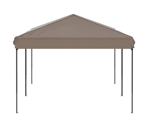 Carpa para fiestas plegable gris taupe 3x6 m