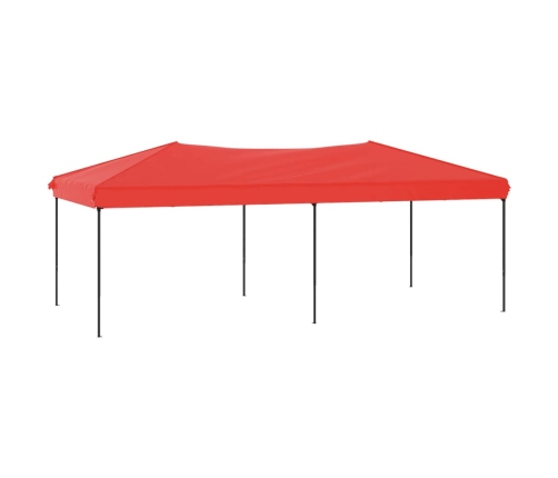 Carpa para fiestas plegable rojo 3x6 m