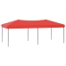 Carpa para fiestas plegable rojo 3x6 m