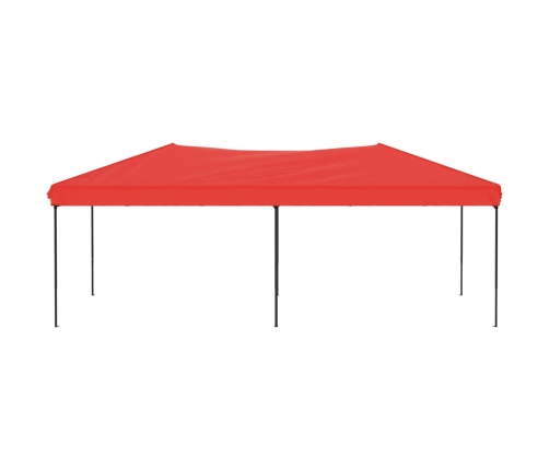 Carpa para fiestas plegable rojo 3x6 m