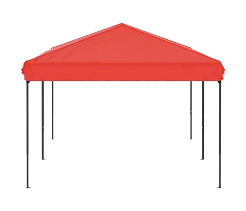 Carpa para fiestas plegable rojo 3x6 m