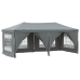 Carpa para fiestas plegable con paredes gris antracita 3x6 m