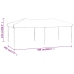 Carpa para fiestas plegable con paredes laterales blanca 3x6 m