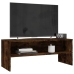 vidaXL Mueble de TV madera contrachapada roble ahumado 100x40x40 cm