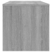 vidaXL Mueble de TV madera contrachapada gris Sonoma 100x40x40 cm