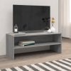 vidaXL Mueble de TV madera contrachapada gris Sonoma 100x40x40 cm