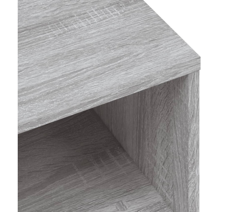 Mueble de TV madera de ingeniería gris Sonoma 80x40x40 cm