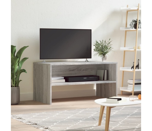 Mueble de TV madera de ingeniería gris Sonoma 80x40x40 cm