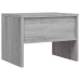 Mesitas de noche 2 uds contrachapada gris Sonoma 40x30x30 cm