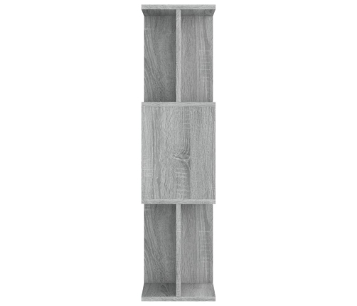 vidaXL Estantería/Biombo madera contrachapada gris Sonoma 80x24x96 cm