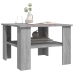 Mesa de centro de madera contrachapada gris Sonoma 60x60x42 cm