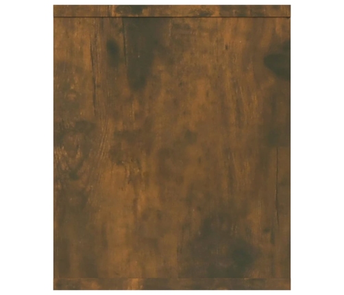 Estantería/mueble de TV madera roble ahumado 143x30x36 cm