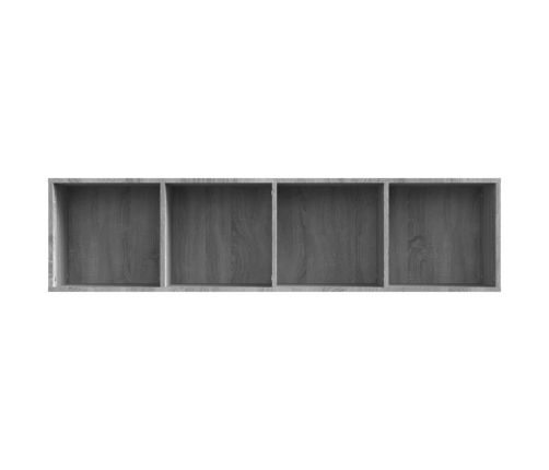 Estantería/mueble de TV madera gris Sonoma 143x30x36 cm