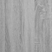 Mesita de noche flotante madera contrachapada gris 40x30x15cm