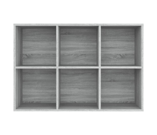 Estantería/Aparador madera contrachapada gris Sonoma 66x30x98cm