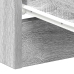 Mesita de noche madera contrachapada gris Sonoma 38x35x56 cm