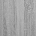 Mesita de noche madera contrachapada gris Sonoma 38x35x56 cm