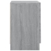 Mesitas de noche 2 uds madera gris Sonoma 38x35x56 cm