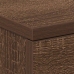 Mesita de noche madera contrachapada marrón roble 38x35x56 cm