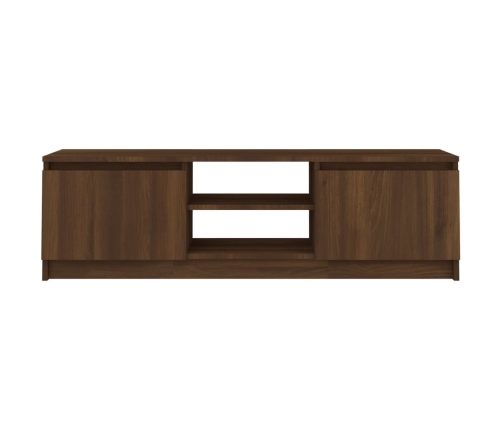 vidaXL Mueble para TV madera contrachapada roble marrón 120x30x35,5 cm