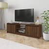 vidaXL Mueble para TV madera contrachapada roble marrón 120x30x35,5 cm