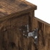 Mueble para TV madera contrachapada roble ahumado 140x40x35,5cm