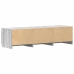 Mueble de TV madera contrachapada gris Sonoma 140x40x35,5 cm