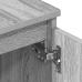 Mueble de TV madera contrachapada gris Sonoma 140x40x35,5 cm