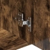 Aparador madera contrachapada color roble ahumado 88x30x70 cm