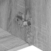 Aparador de madera contrachapada gris Sonoma 88x30x70 cm