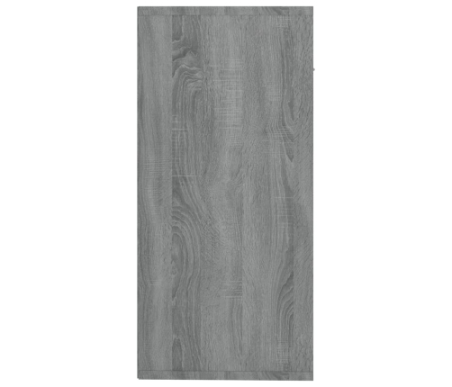 Aparador de madera contrachapada gris Sonoma 88x30x65 cm