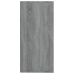 Aparador de madera contrachapada gris Sonoma 88x30x65 cm