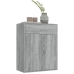 Aparador de madera contrachapada gris Sonoma 60x30x75 cm