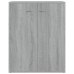 Aparador de madera contrachapada gris Sonoma 60x30x75 cm