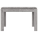 Mesa de comedor madera de ingeniería Sonoma gris 120x60x76 cm