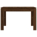 Mesa de comedor madera de ingeniería marrón roble 120x60x76 cm