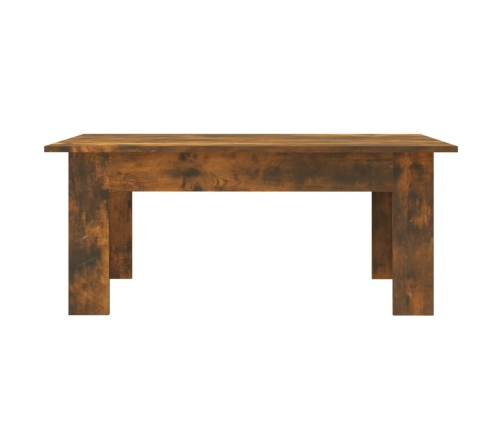 Mesa de centro madera contrachapada roble ahumado 100x60x42 cm