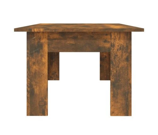 Mesa de centro madera contrachapada roble ahumado 100x60x42 cm