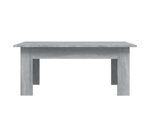 vidaXL Mesa de centro de madera contrachapada gris Sonoma 100x60x42 cm