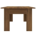 Mesa de centro madera contrachapada marrón roble 100x60x42 cm