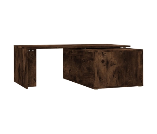 Mesa de centro madera contrachapada roble ahumado 150x50x35 cm