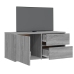 Mueble de TV madera contrachapada gris Sonoma 80x34x36 cm