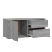 Mueble de TV madera contrachapada gris Sonoma 80x34x36 cm