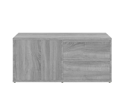 Mueble de TV madera contrachapada gris Sonoma 80x34x36 cm