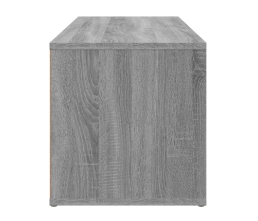 Mueble de TV madera contrachapada gris Sonoma 80x34x36 cm